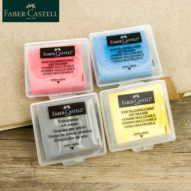 Faber-Castell Plasticity Rubber Soft Art Eraser Wipe highlight Kneaded  Rubber For Art Pianting Design Sketch